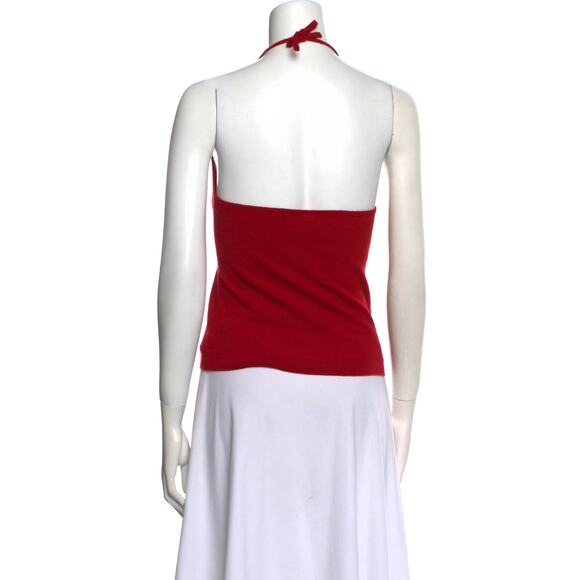 Johnstons of Elgin Cashmere Halterneck Top - S - Picture 3 of 3